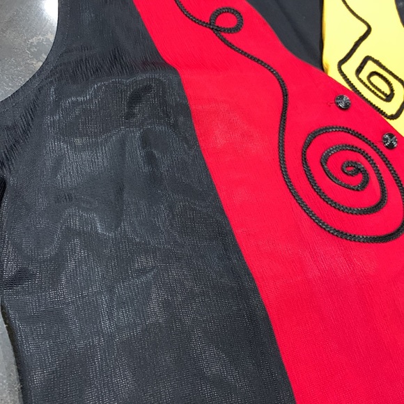 Women’s Vintage Style Formal Abstract Vest - Picture 6 of 10